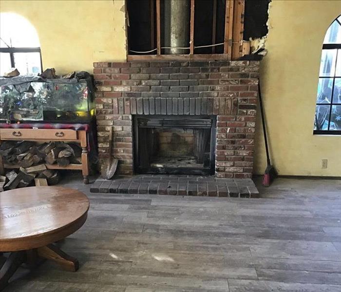 Fireplace Chimney Causes Fire within Walls 